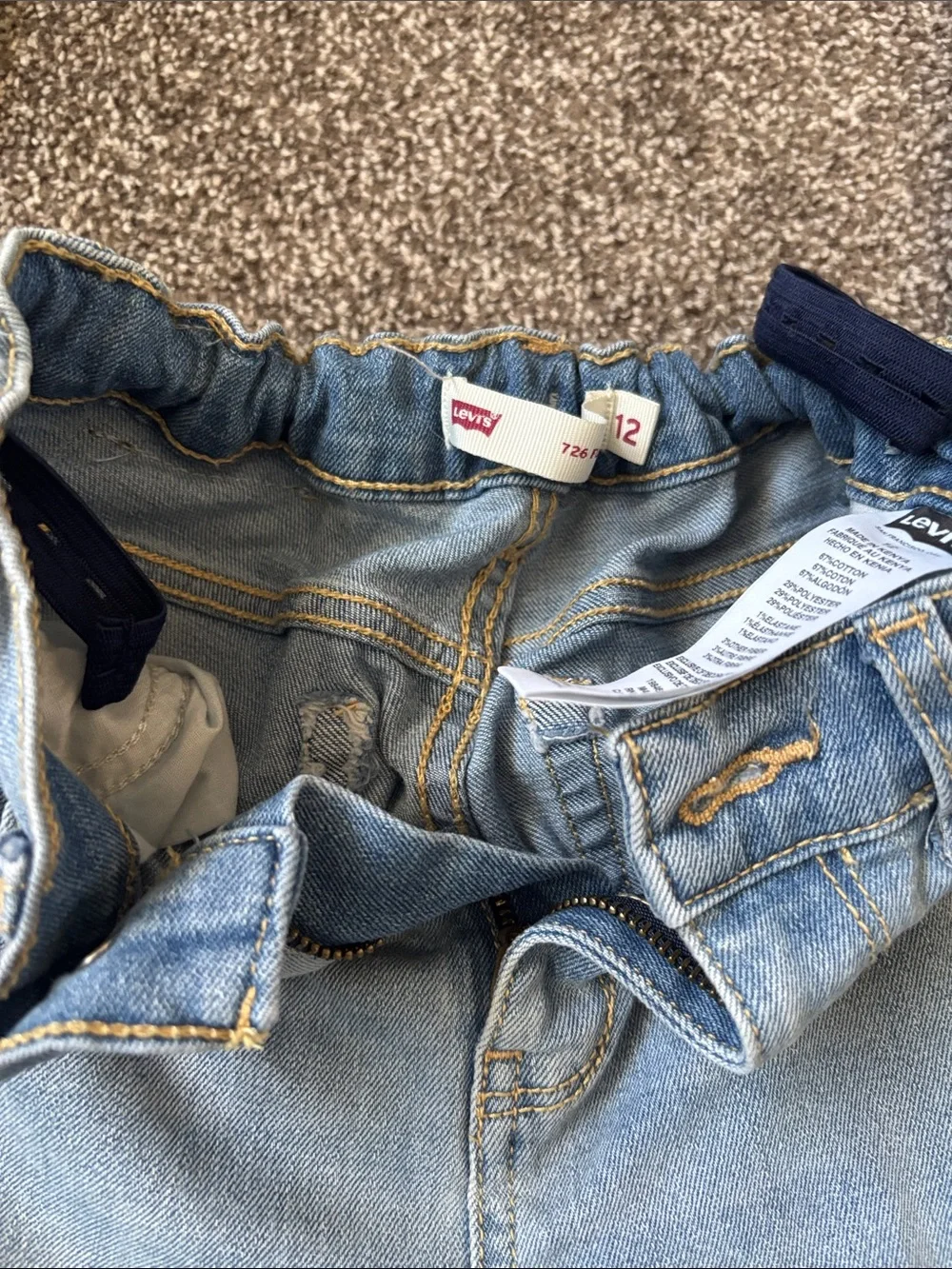 Levi's Light Blue Wide Leg Jeans